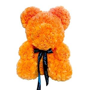 Orange Rose Teddy Bear 🧸